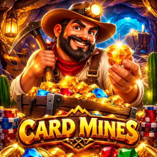 Card do jogo Mines com campo de minas escondidas